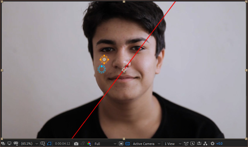 آموزش روتوش و حذف جوش صورت در نرم افزار افتر افکت