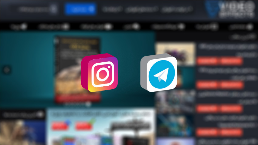 وبسایت ویدیو افکت در تلگرام و اینستاگرام