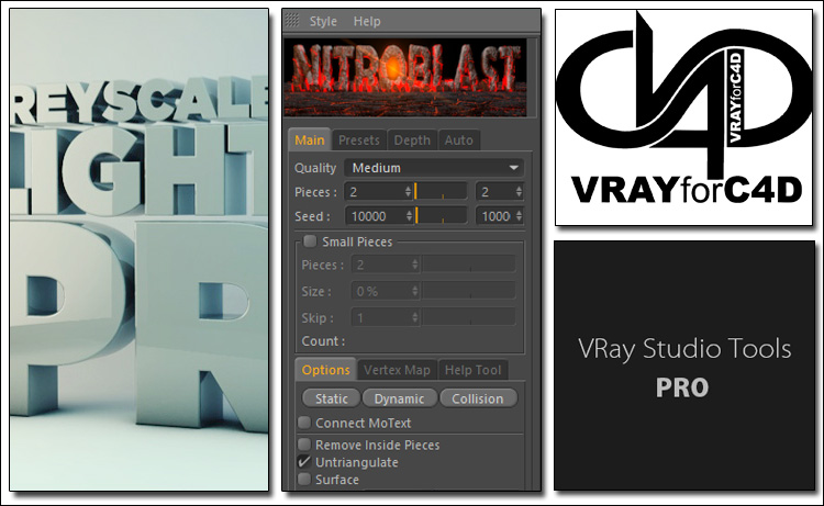 دانلود Vray - HDRI Light KitPro - Nitro4D NitroBlast - VRay Studio Tools PRO