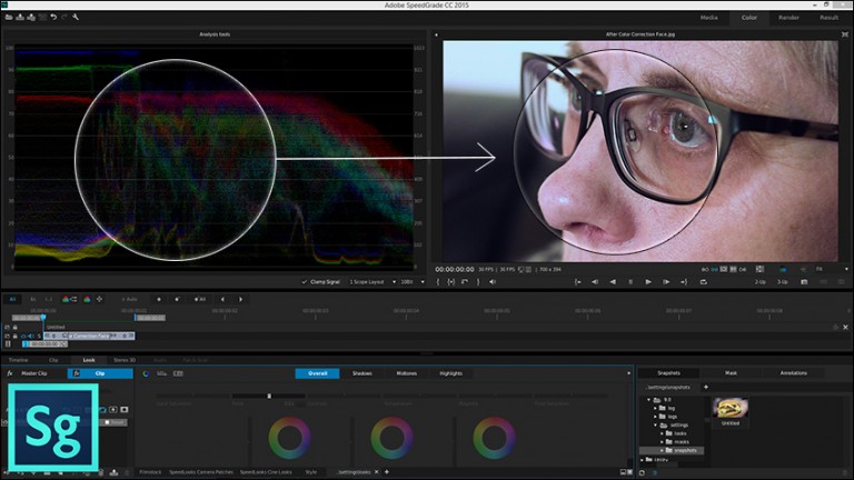 394-فصل دوم آموزش SpeedGrade: محیط TimeLine و پنجره Scopes