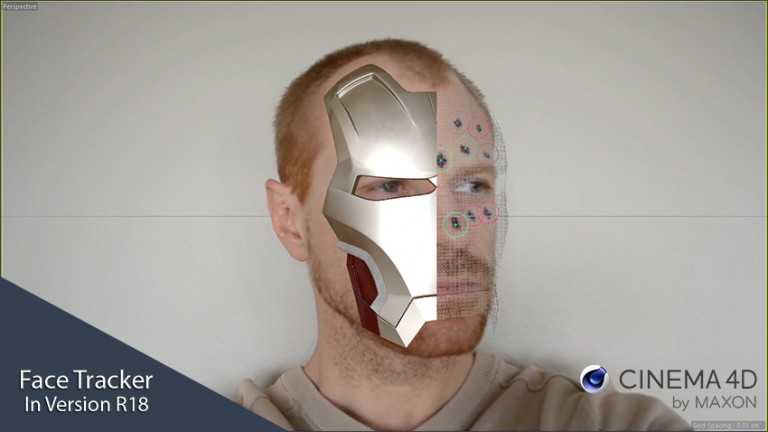 417-آموزش مقدماتی ابزار جدید Face Tracker در Cinema 4d R18