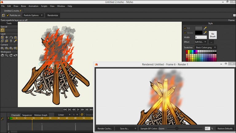 433-آموزش ساخت جلوه های ویژه نرم افزار Moho (Anime Studio)