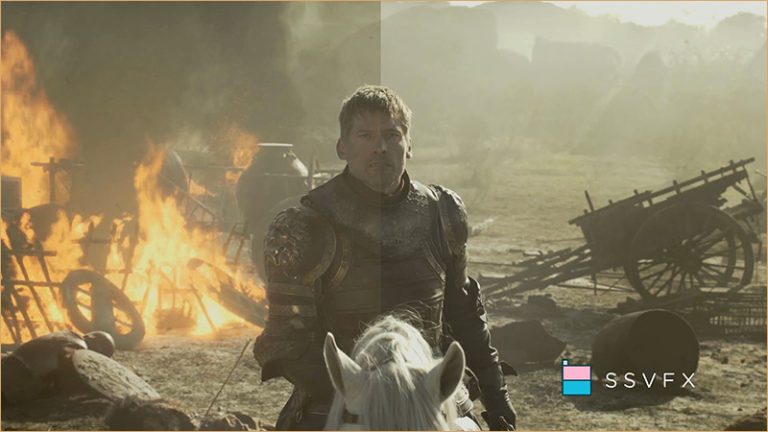 پشت صحنه جلوه های ویژه قسمت مبارزه فیلم Game of Thrones فصل 6