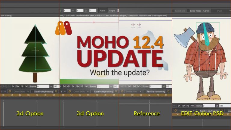 485-آموزش کار با قابلیت های جدید نرم افزار Moho 12.4