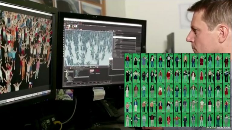 پشت صحنه تکثیر جمعیت در ویژه فیلم Bohemian Rhapsody