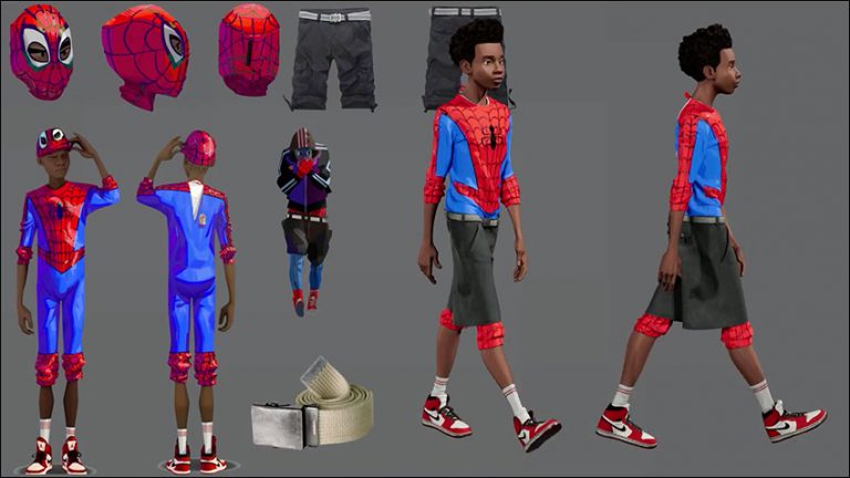 پشت صحنه انیمیت کاراکتر فیلم Spider-Man: Into the Spider-Verse