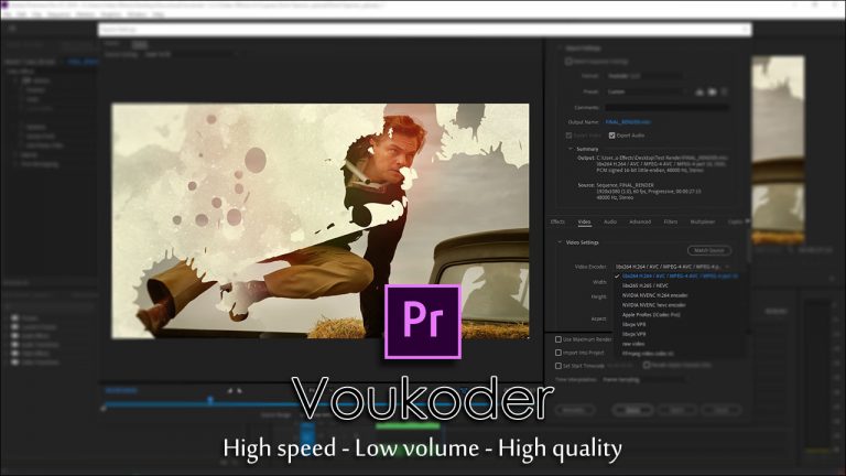 506-پلاگین Voukoder خروجی MKV با کیفیت و کم حجم Premiere Pro