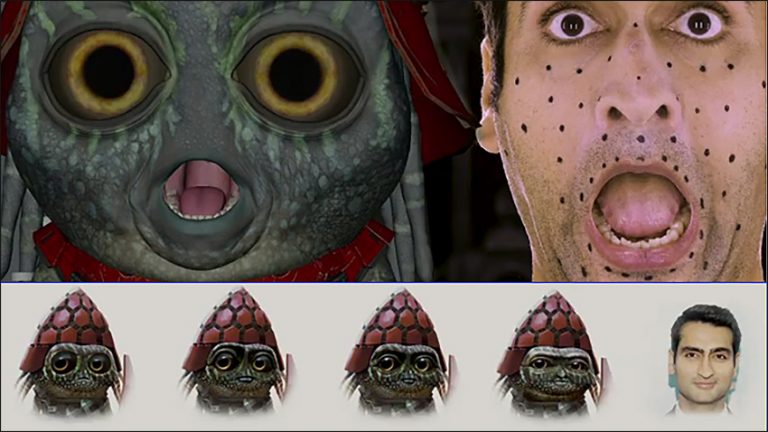 پشت صحنه انیمیت کاراکتر Pawny در فیلم مردان سیاه‌ پوش 4