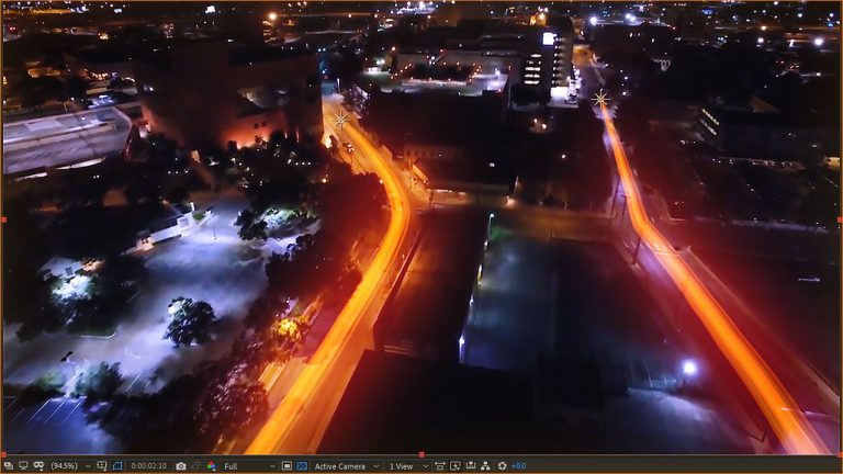 514-آموزش ساخت نورهای دنباله دار در افتر افکت با Particular