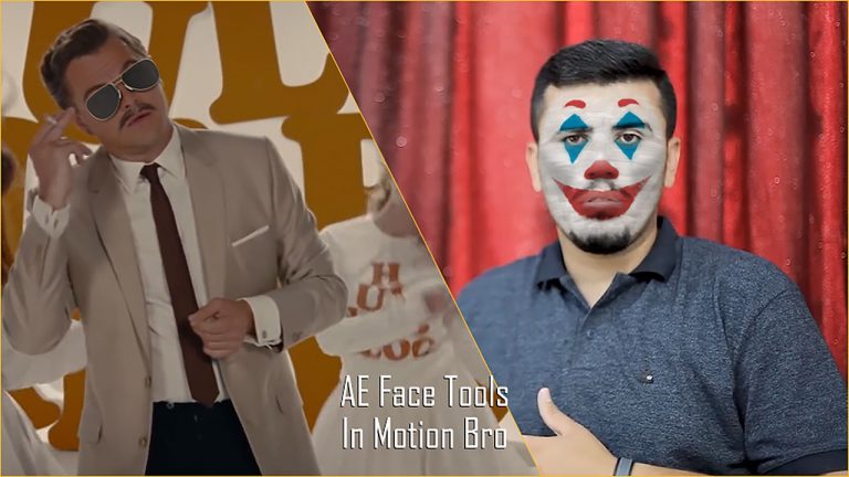 521-آموزش ابزار AE Face Tools ویرایش روی صورت در افتر افکت