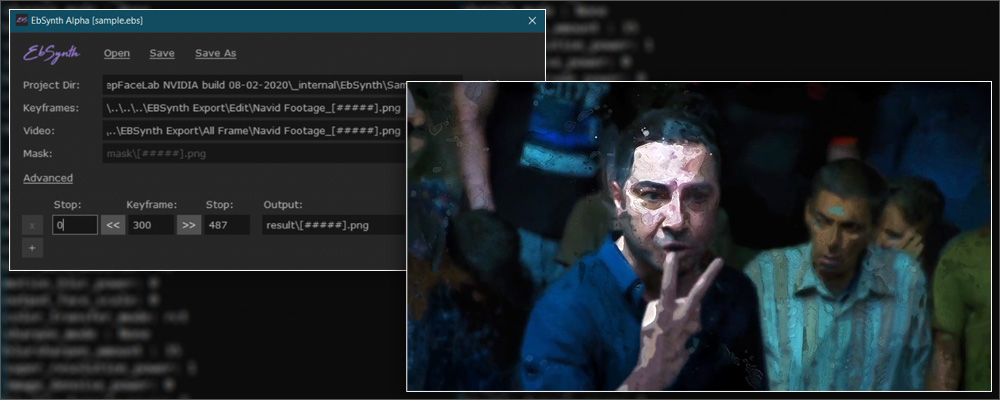 آموزش ساخت افکت در EBSynth نرم افزار