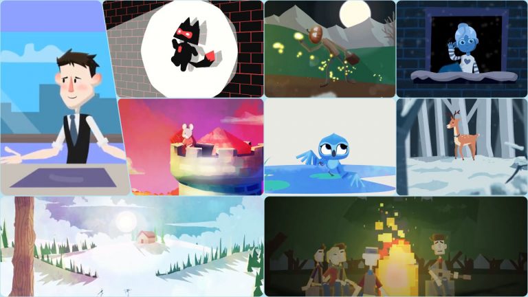 مجموعه انیمیشن های کوتاه همراه با پروژه آن ها در نرم افزار Moho