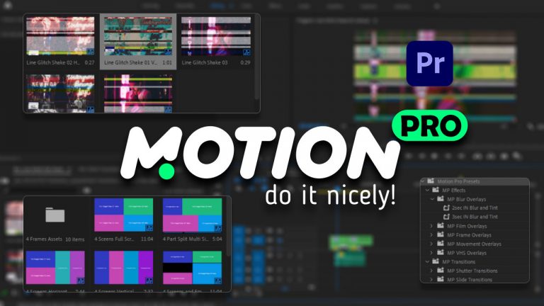 569-دانلود و آموزش ابزار های Motion Pro در پریمیر پرو