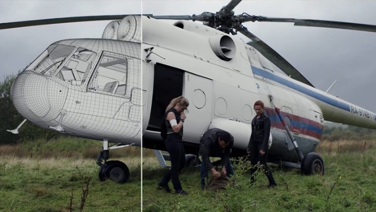 پشت صحنه جلوه های ویژه فیلم جدید Cinesite Black Widow