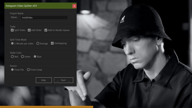 576-اسکریپت Instagram Video Splitter خروجی ویدیو اینستاگرام