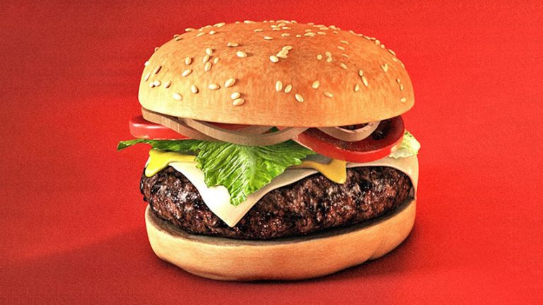 دانلود مدل سه بعدی همبرگر