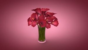 Download 3d Model Painters Palette Flower