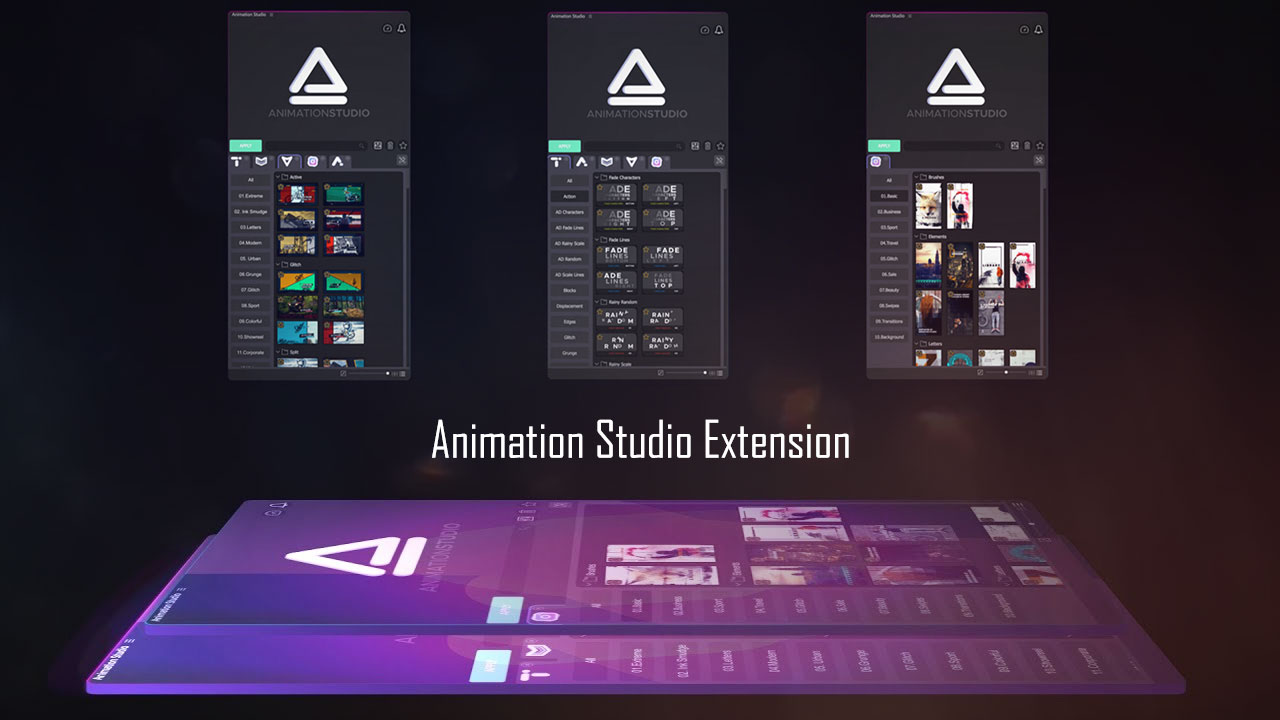 دانلود اسکریپت Animation Studio برای نرم افزار After Effects