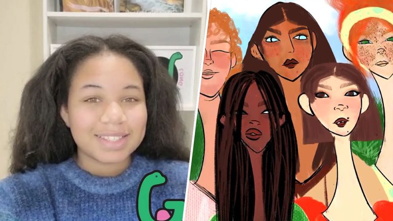 دختر 13 ساله هنرمندی که در بازار NFT مولتی میلیاردر شد