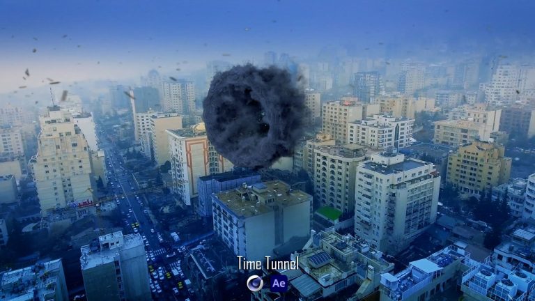 643-آموزش ساخت افکت تونل زمان در Cinema 4d و افتر افکت
