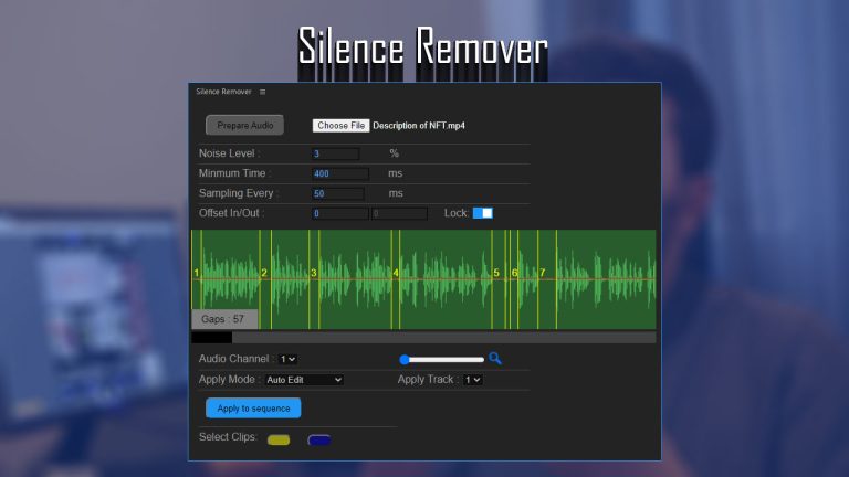642-آموزش پلاگین Silence Remover در نرم افزار پریمیر پرو