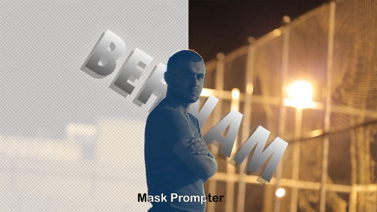 660-آموزش پلاگین هوش مصنوعی Mask Prompter در افتر افکت