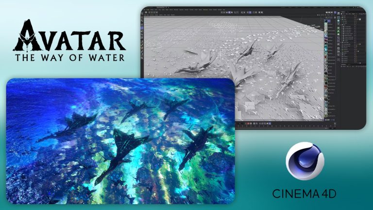 برای ساخت محیط فیلم AVATAR از Cinema 4d استفاده شده