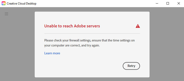مشکل آپدیت نشدن نرم افزار ها در creative cloud