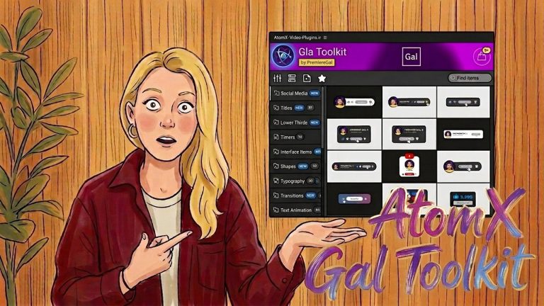 حل مشکل ترانزیشن ها در اسکریپت AtomX Gal Toolkit پریمیر پرو